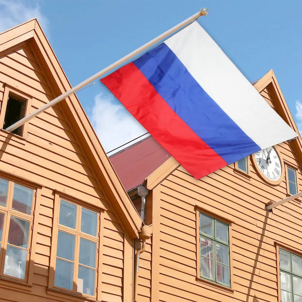 90*150 سنتيمتر العلم روسيا العلم الوطني راية مكتب النشاط موكب مهرجان ديكور المنزل روسيا بلد العلم الرئاسي