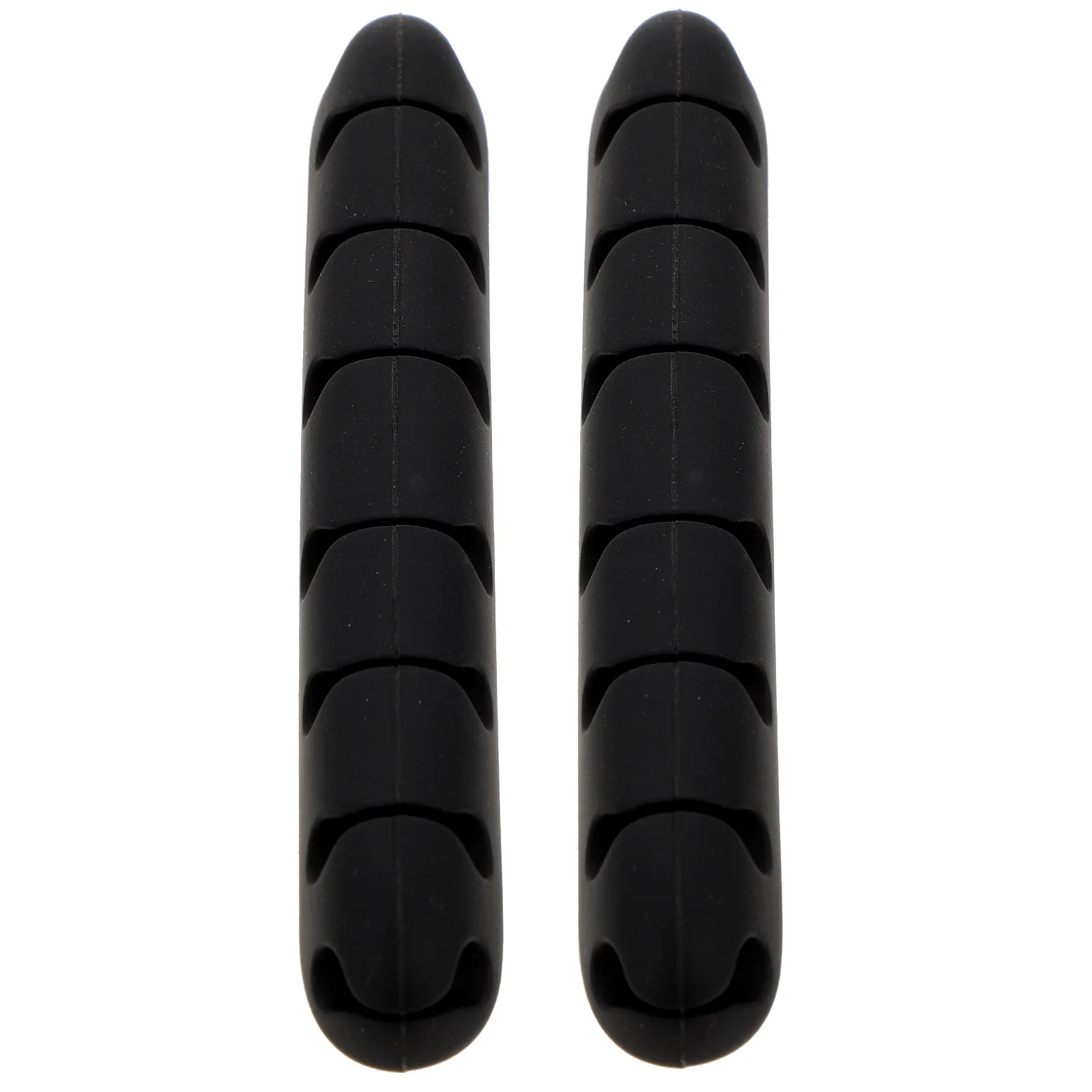 

2pcs Desktop Cable Holder 8-Slot Adhesive Wire Organizer Clip For Usb Charging Cord Headphone Network Audio Cables Cable