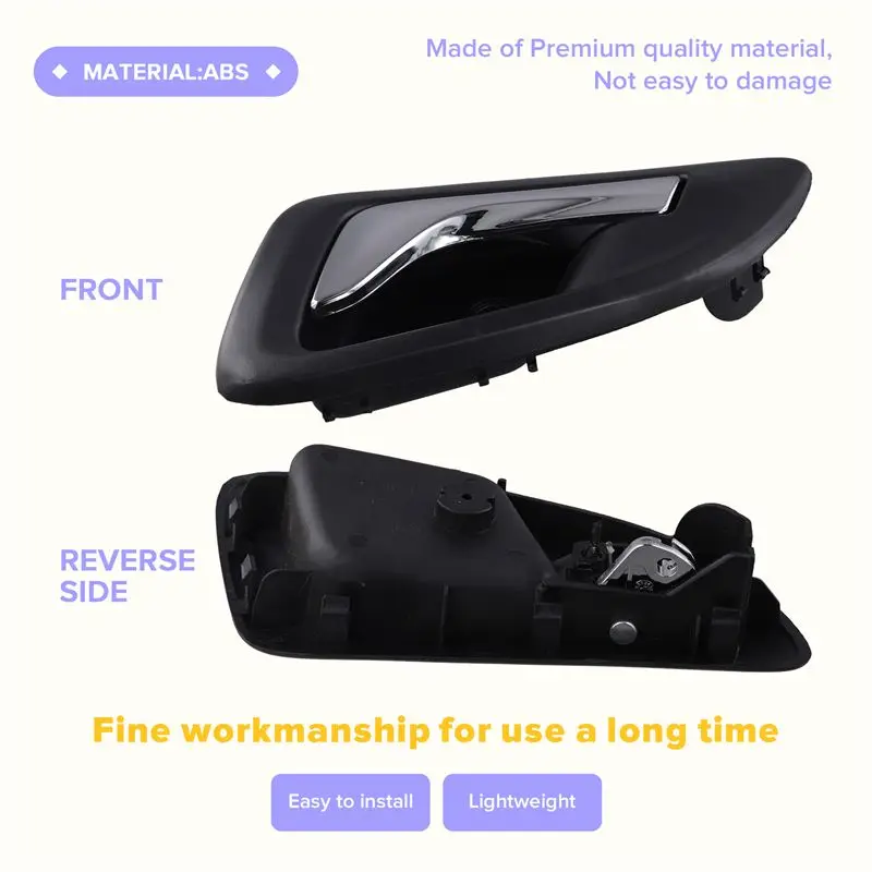 Durable-For Dongfeng Aeolus AX3 A30 Front Left Car Interior Door Handle Replacement Parts Inner Accessory