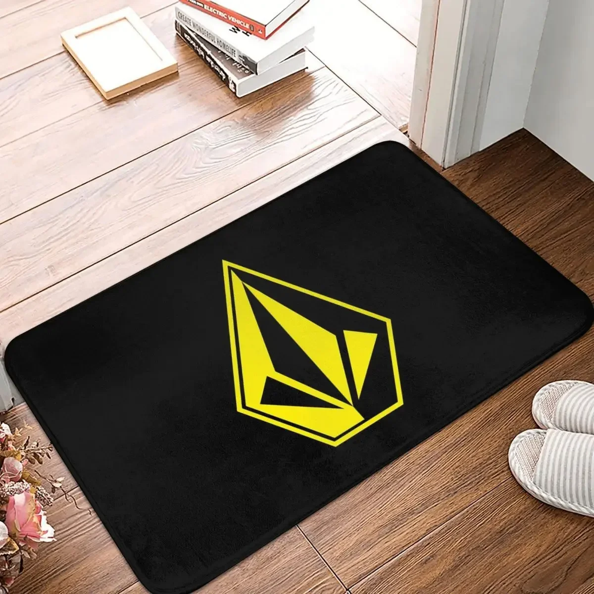 Volcom Logo Doormat Rug Carpet Mat Footpad Polyester Anti-slip Dust-Proo Front Room Corridor Kitchen Bedroom Balcony Toilet