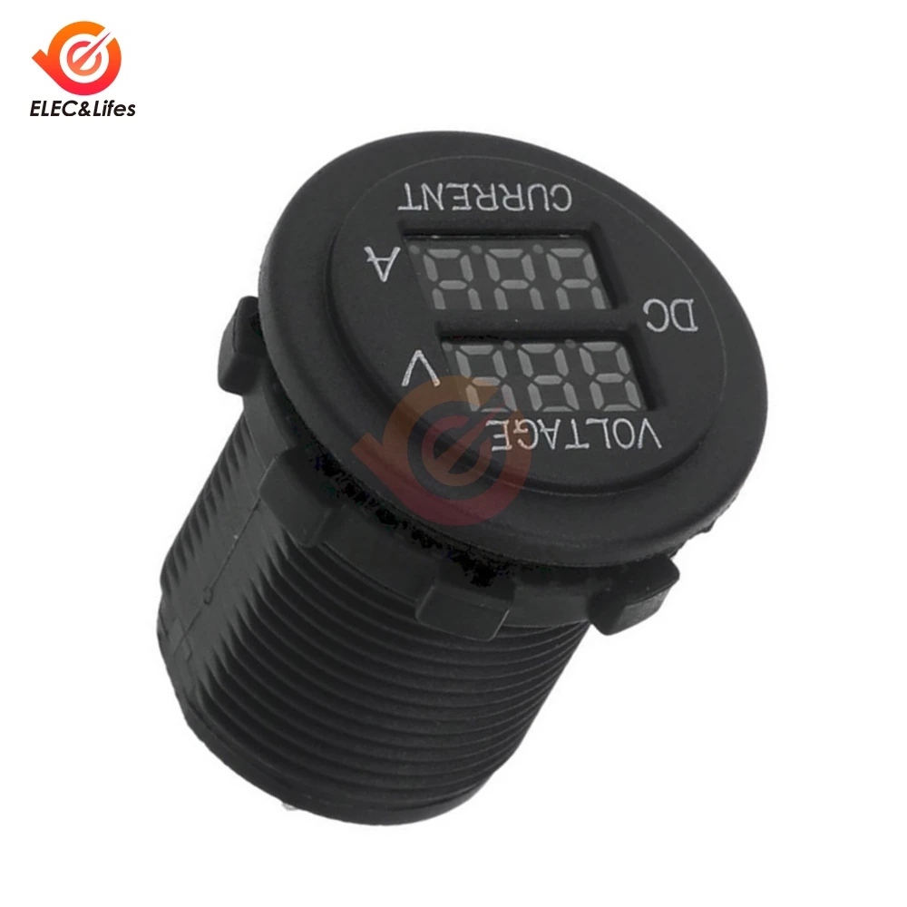 DC 12-24 V 10A Digitale Voltmeter Ampèremeter Hoge precisie Voltage Meter Power Voltage Tester Detector Voltage meetinstrument
