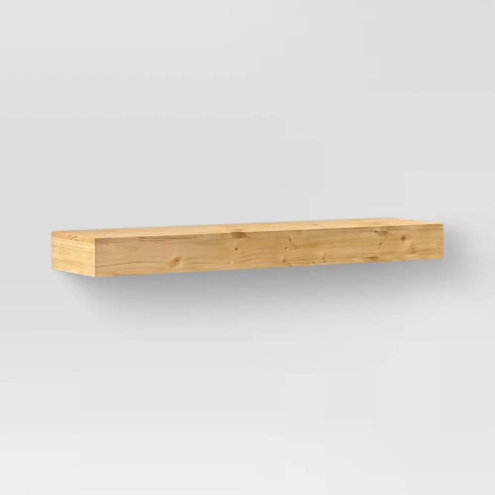 

24" Floating Wood Shelf - Threshold