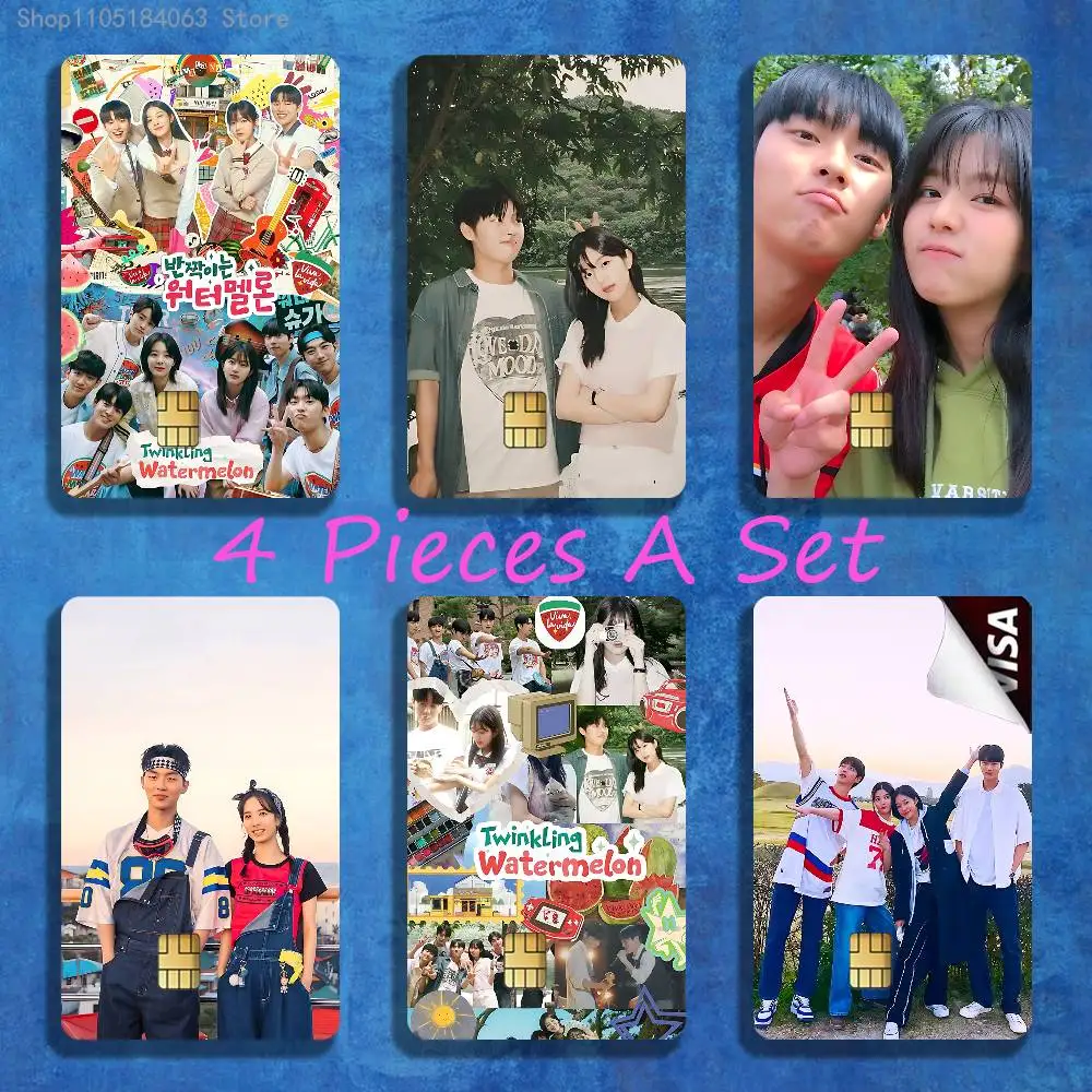 

T-Twinkling W-Watermelon Stickers Credit Visa Debit Bank Charge Card Bus Metro Waterproof Sticker Decal Decoration