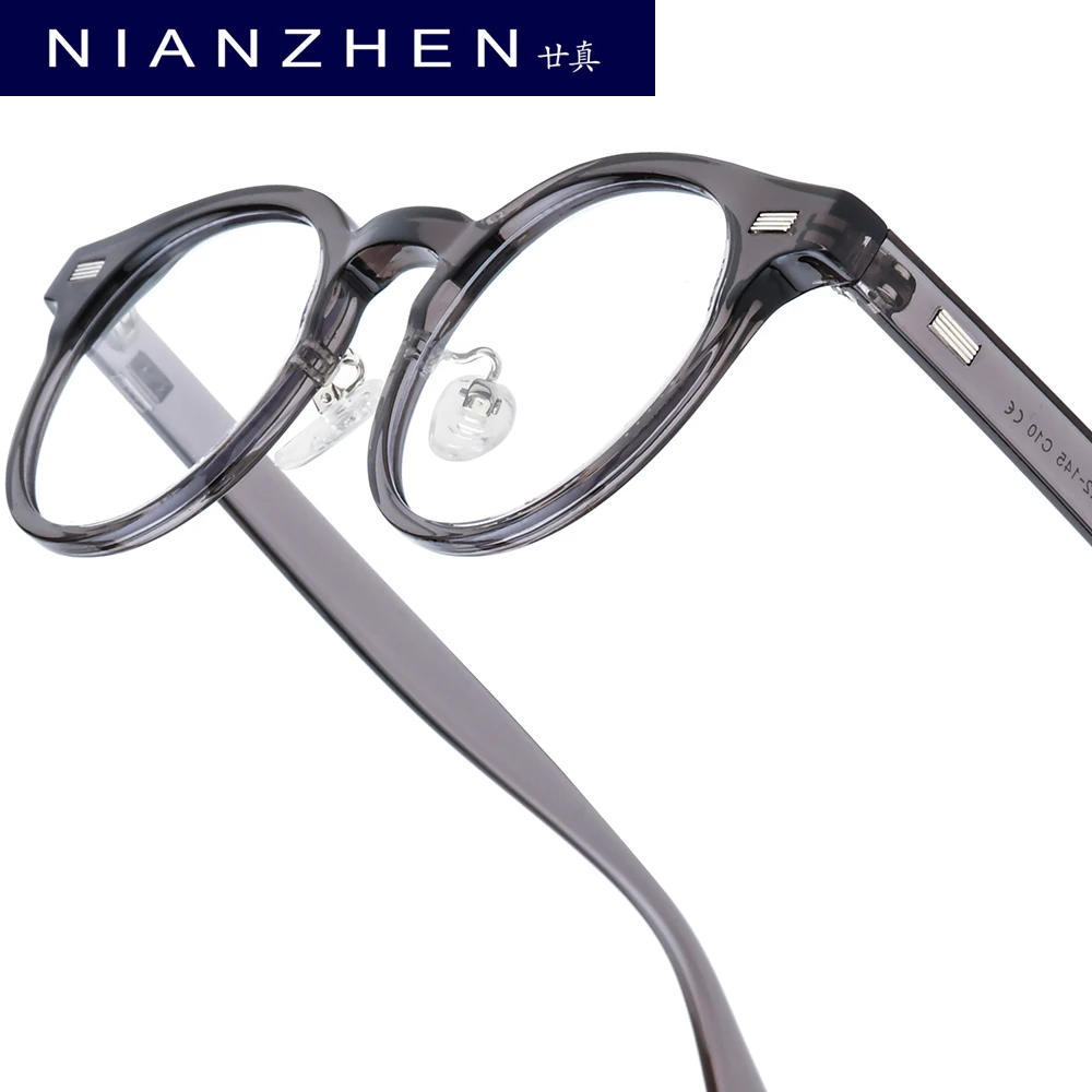 NIANZHEN TR90 إطار النظارات النساء 2025 البيضاوي العلامة التجارية تصميم نظارات الرجال خفيفة الوزن ريترو خمر نظارات نظارات 72321 #2