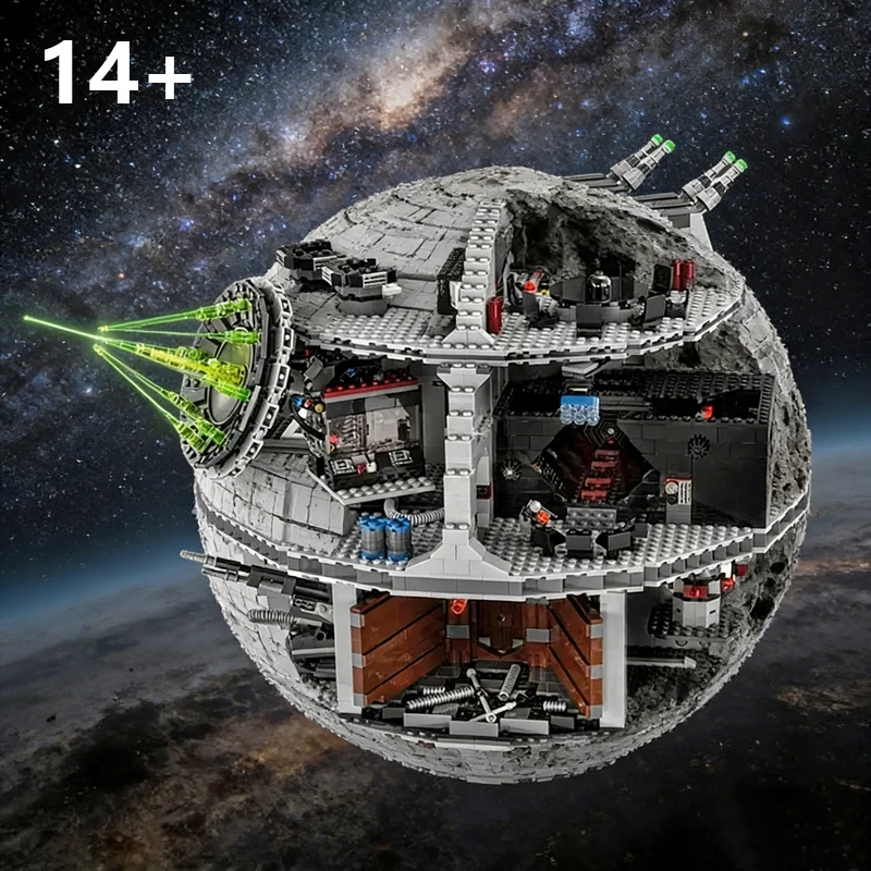 

Конструктор Moc 75159 DS-3 Platform Ultimate Death Star, боевая станция, игрушка, подарок на день рождения или Рождество, декор для дома