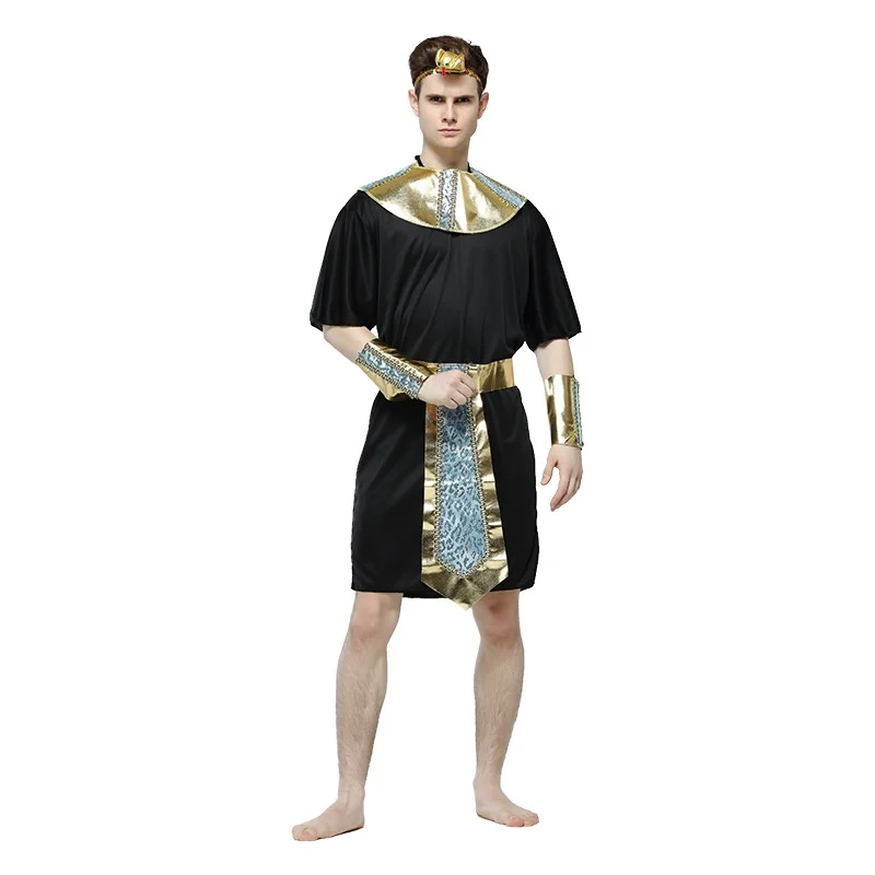 زي الهالوين بلا فرعون للرجال البالغين للحفلات التنكرية، زي لخطط الأدوار، أداء المسرح الصيني التقليدي... #4