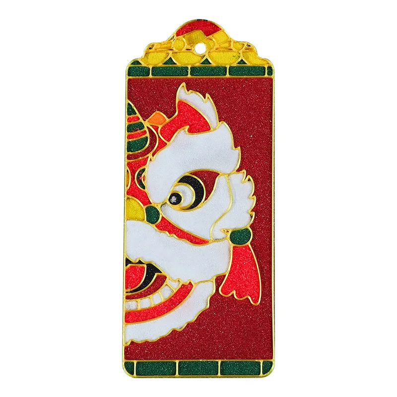 DIY handmade material package, no wire cutting enamel bookmark, Chinese style bookmark handmade material package, study props