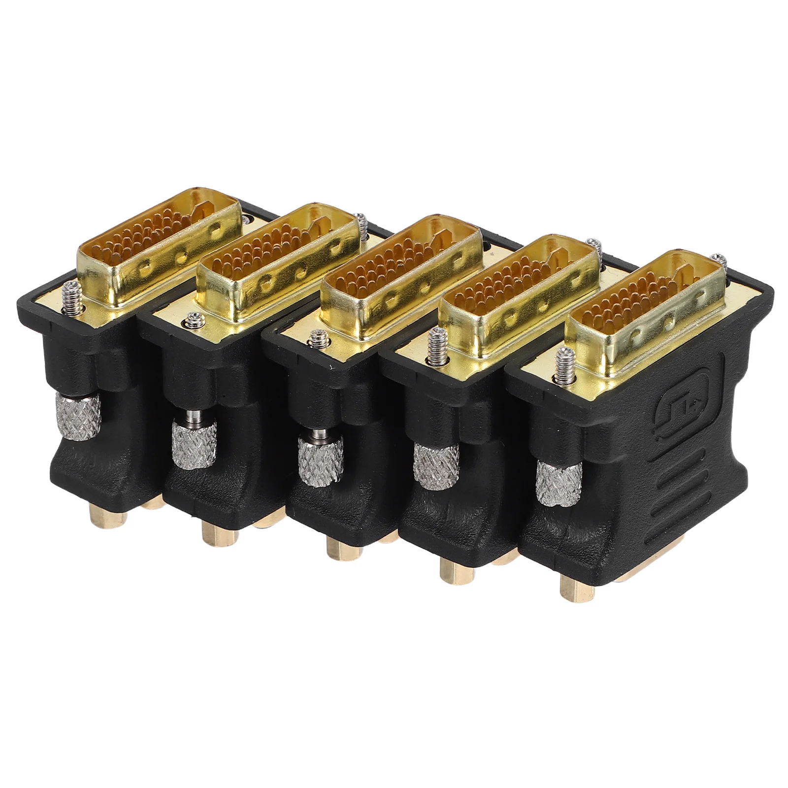 5Pcs Dvi Male To Vg… - image