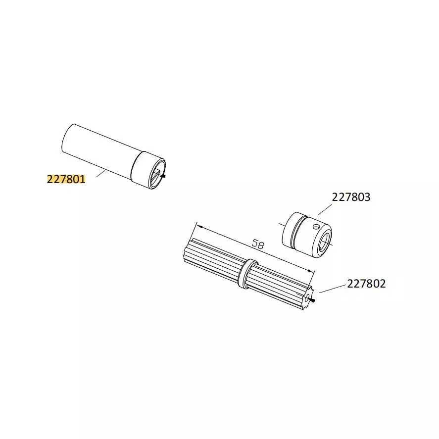 

CROSSRC EMOX transmission shaft nylon part CS-97401261