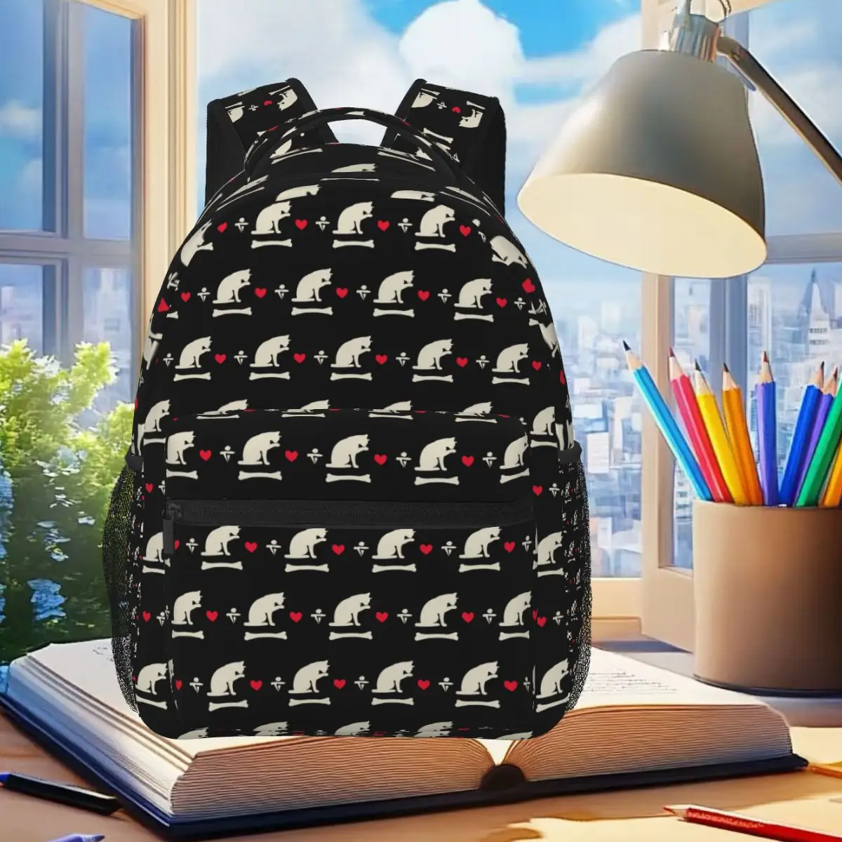 

Pirate Our Flag Means Death Backpack Student Boys Girls BookBag Kids School Bag Laptop Shoulder Bags for Men Women