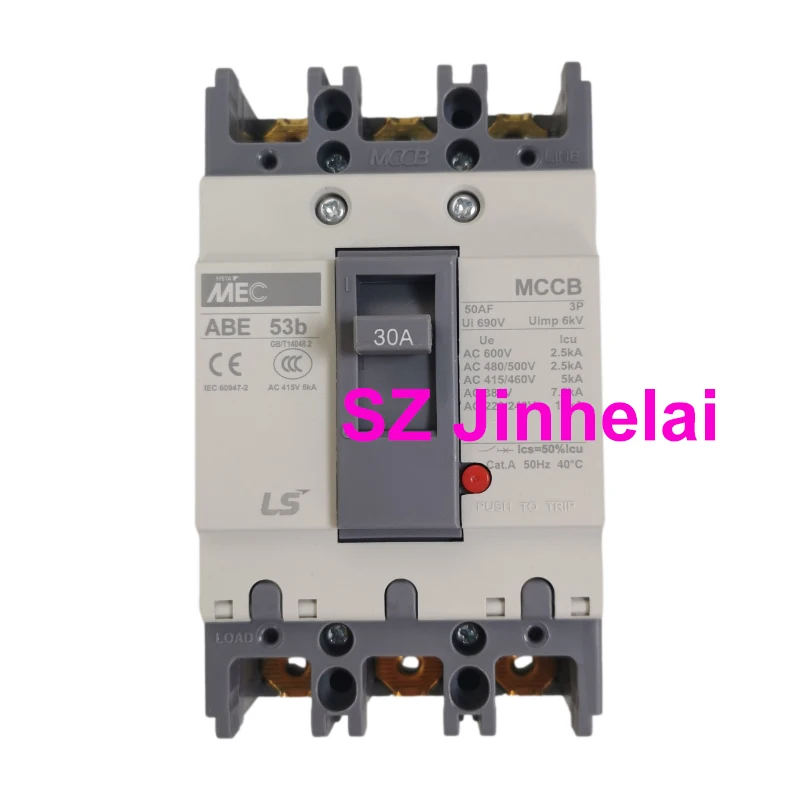 LS ABE-53b Authentic original ABE 53b Molded case circuit breaker ABE53B Air switch  3P  10A 15A 20A 30A 40A 50A