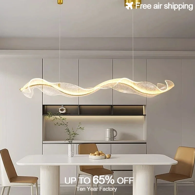 

Luxury Modern LED Hanging Pendant Light with Dimmable Remote Control for Restaurant Cafe Bar Kitchen Island Ceiling Decor