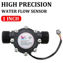 1 Inch DC 5-12V Water Flow Sensor Hall Sensor Switch Flow Meter Water Flow Sensor DN25 Nylon Water Meter Industrial Flowmeter