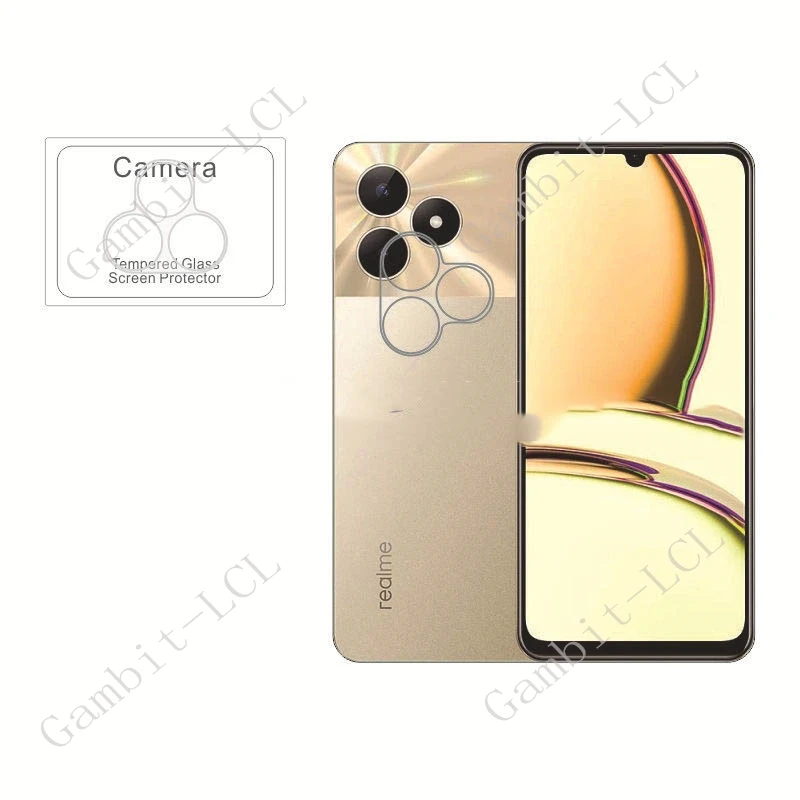 3D Integral Camera Lens For Realme Note 50  Tempered Glass ON RealmeNote50 Note50 C51 RealmeC51 Back Protector Cover Film