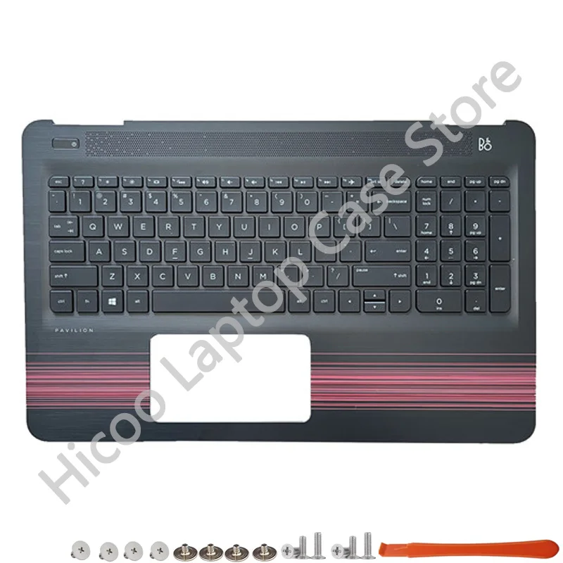 New Original For HP Pavilion 15-AU 15-AW 15-AL TPN-Q172 Q175 Palmrest Upper Top Case Cover With Keyboard Touchpad 856026-001