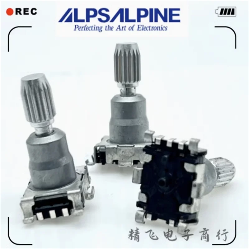 2 PCS ALPS EC11J1524413 Encoder 30 Positioning 15 Pulse 16 Sawtooth Axis Switch Press 1.5
