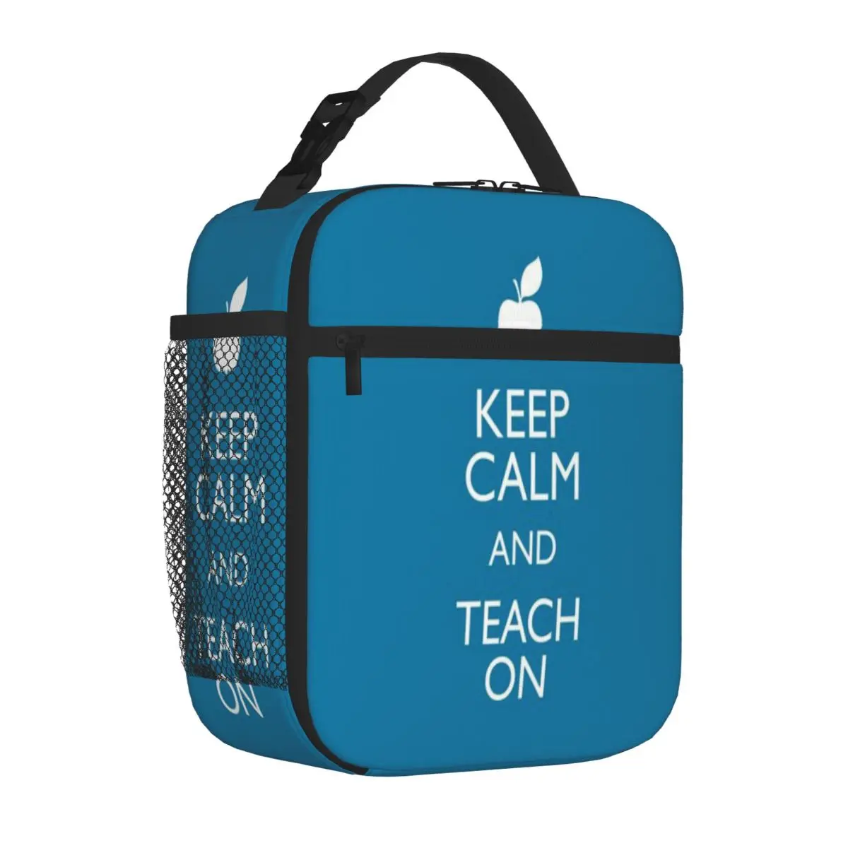 Bestselling Keep Calm And Teach On School Style Adult Lunch Bag Hiking Snack Sports Lunch Bag