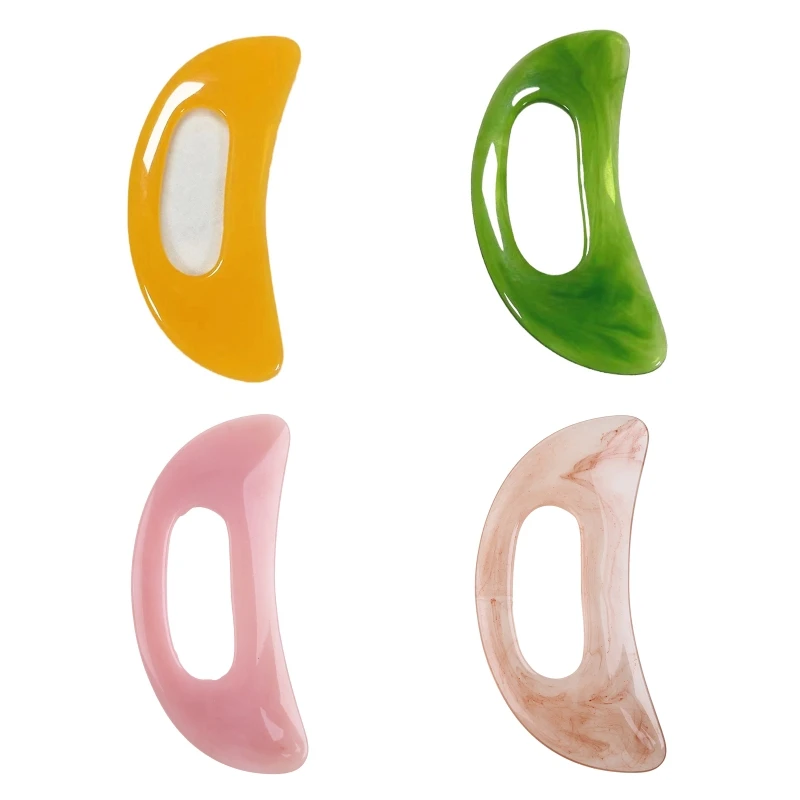 Portable Resin Beeswax Guasha Massage Board Lymphatic Drainage Massager Scraper Dropship