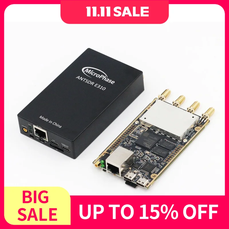 

MicroPhase ANTSDR E310 Software Defined Radio Demo Board transceiver ZYNQ 7000 SoC ADI AD9361 SDR transmitter and receiver