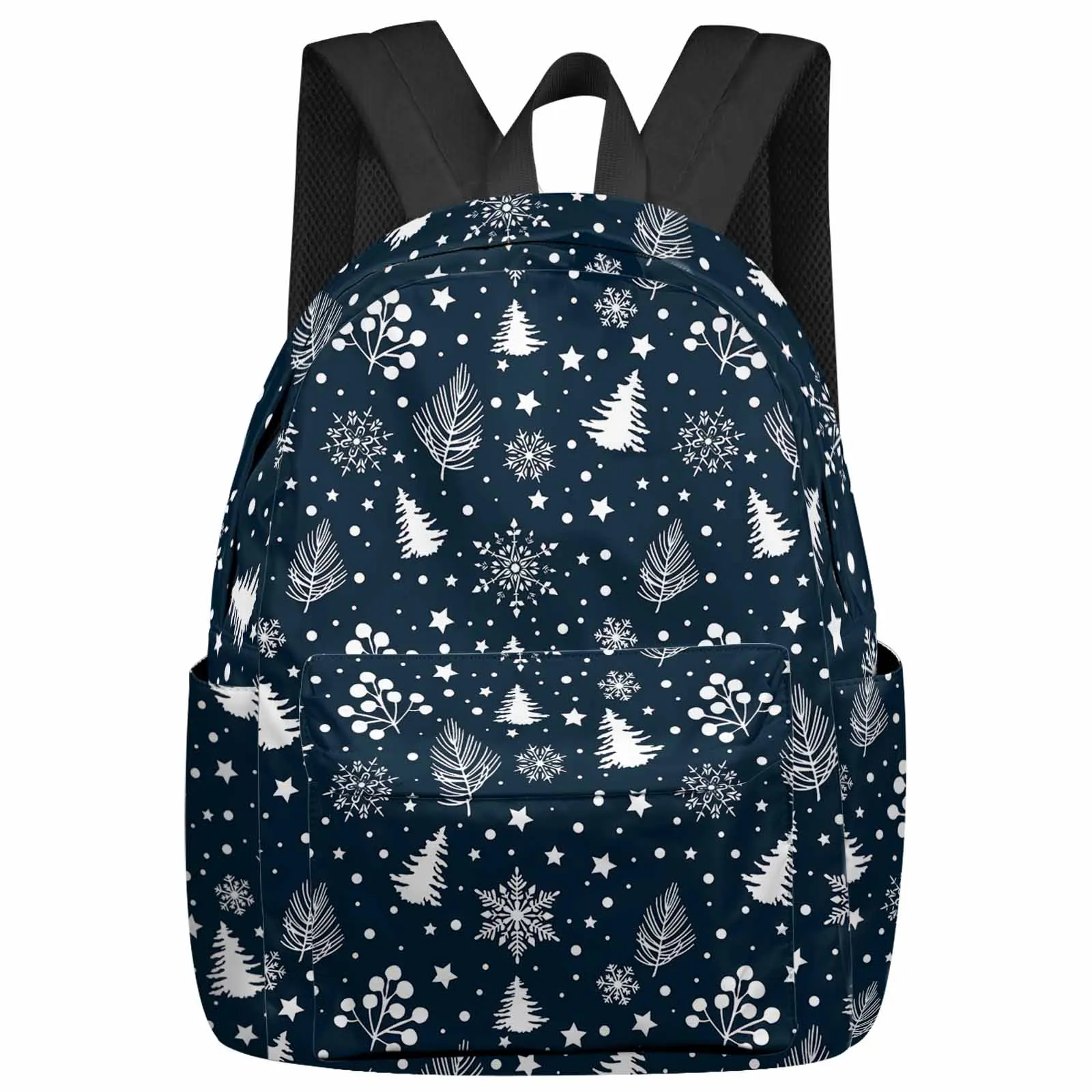 

Hand Drawn Pine Needles Large Capacity Backpack Men Laptop Bags High School Teen College Girl Student Mochila