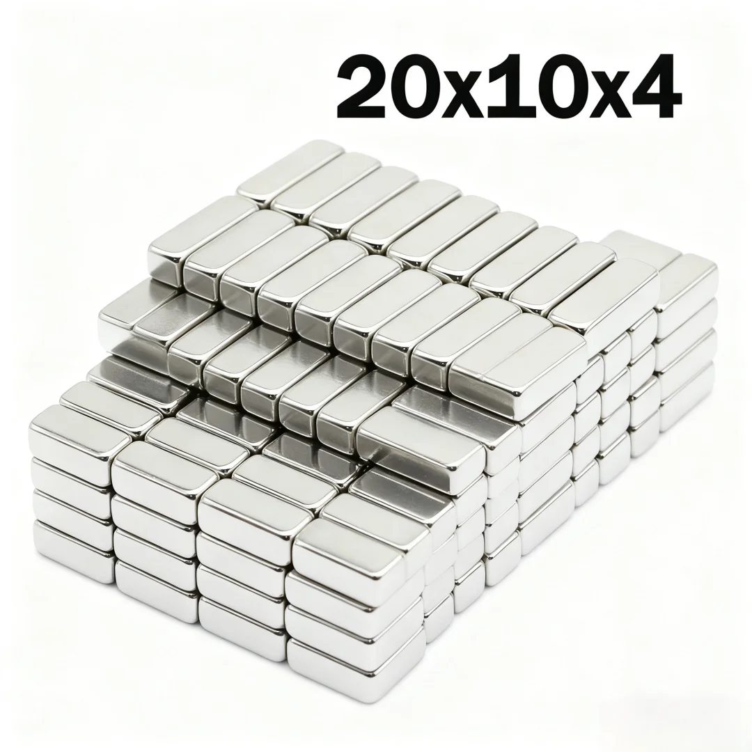 20x10x4mmm Super Strong Magnet N35 Block Magnetic NdFeB Neodymium Magnet Powerful Disc imanes Refrigerator Magnets