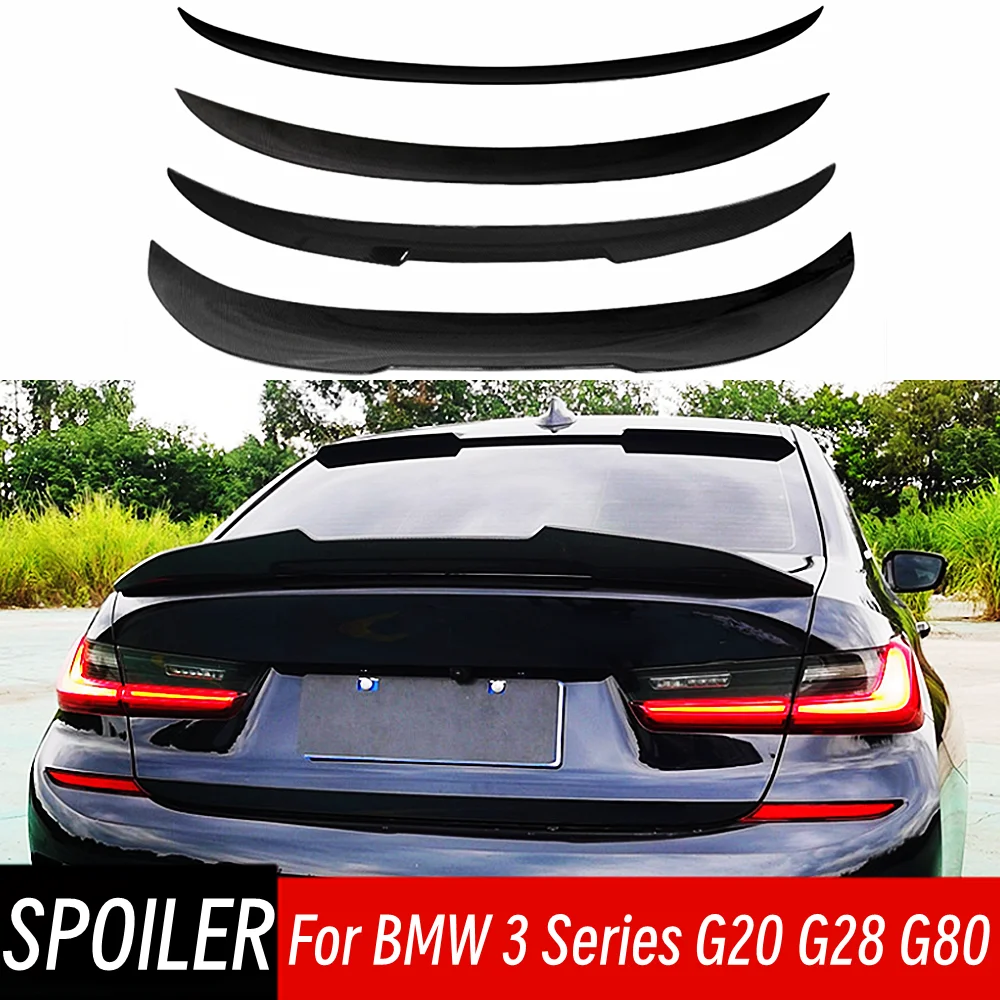 

For BMW 3 Series G20 G28 G80 M3 2019 20 21 22 23 M4 MP PSM Style Rear Trunk Lid Spoiler Wings Car Exterior Tuning Accessories
