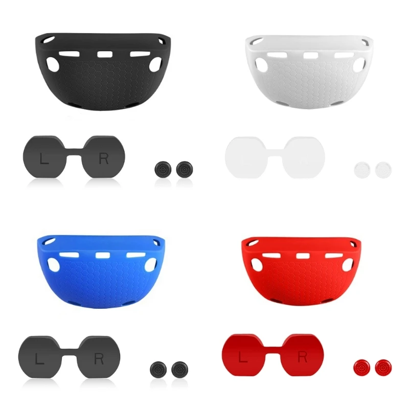 

Silicone Headset Protectors Lens Caps Cover for PS VR2 Headset Protective Sleeve Dust-proof Headset Shells Drop shipping