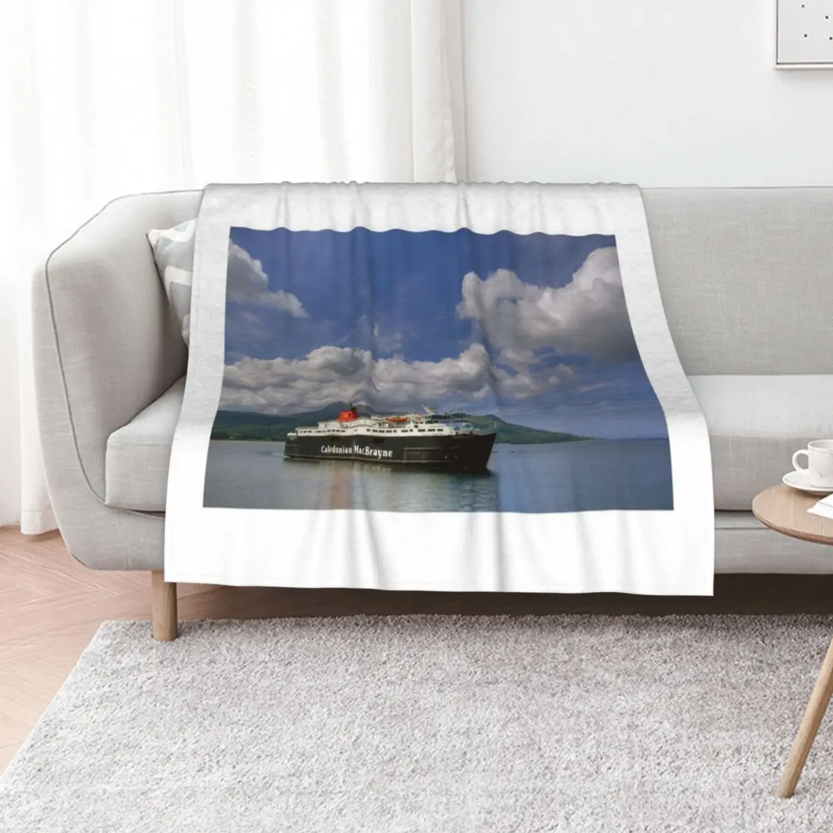 MV Caledonian Isles, Brodick Harbour, Isle of Arran Throw Blanket Nap Extra Large Throw Beautifuls warm for winter Blankets