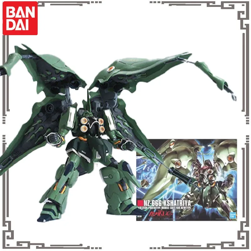 

Bandai Genuine GUNDAM HGCE Action Anime Figure NZ-666 KSHATRIYA Assemble Toy for Boys Girls Kids Valentine's Day Gift Model