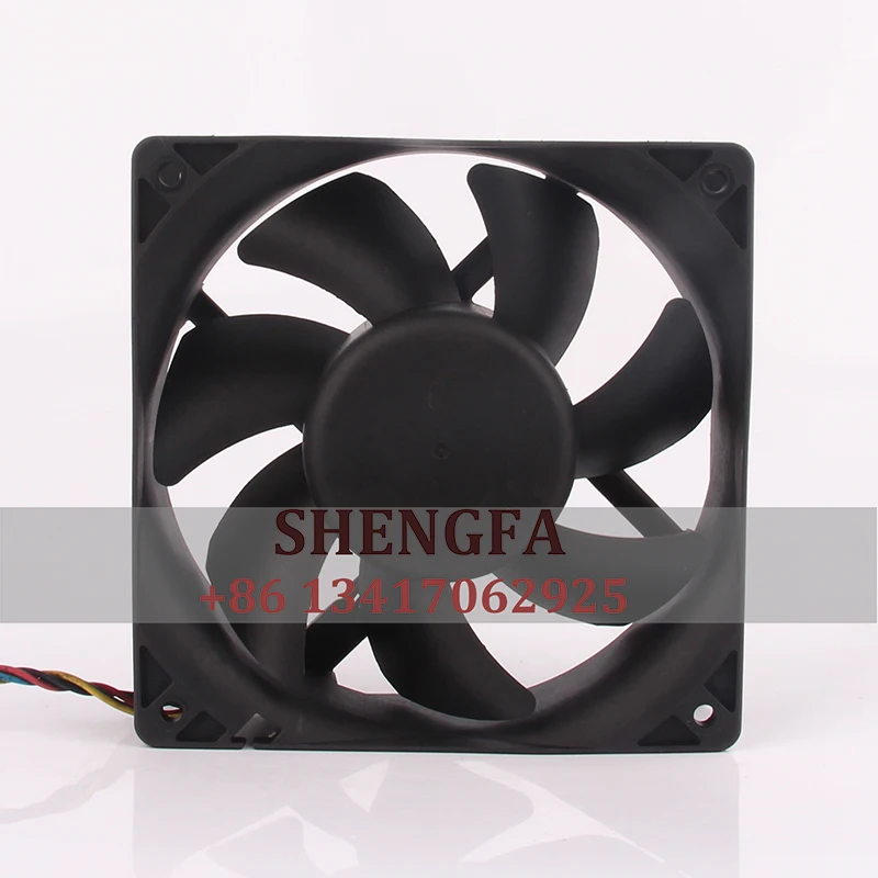 SUNON KDE1212PMV1 Cooling Fan 24V48V DC12V 0.7A EC AC 120x120x38mm 12cm 12038 4-Pin PWM Temperature Controlled Industrial