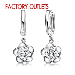Wholesale Earrings For Women Genuine 925 Sterling Silver Earrings Fashion Jewelry Factory Direct Sale Korean Earrings