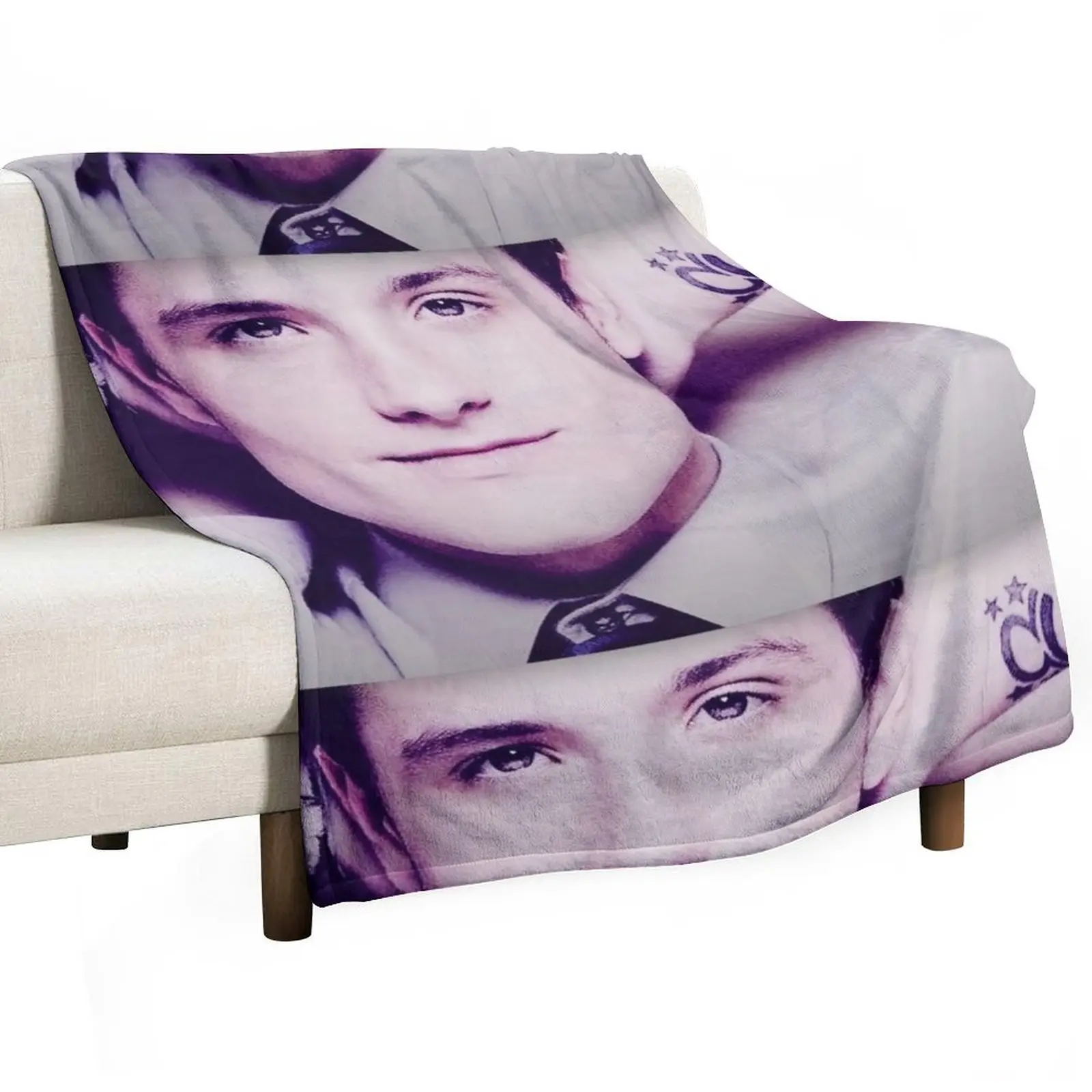 

Josh Hutcherson Whistle Meme Throw Blanket Soft Big Stuffeds Cute Blankets Sofas Of Decoration Blankets