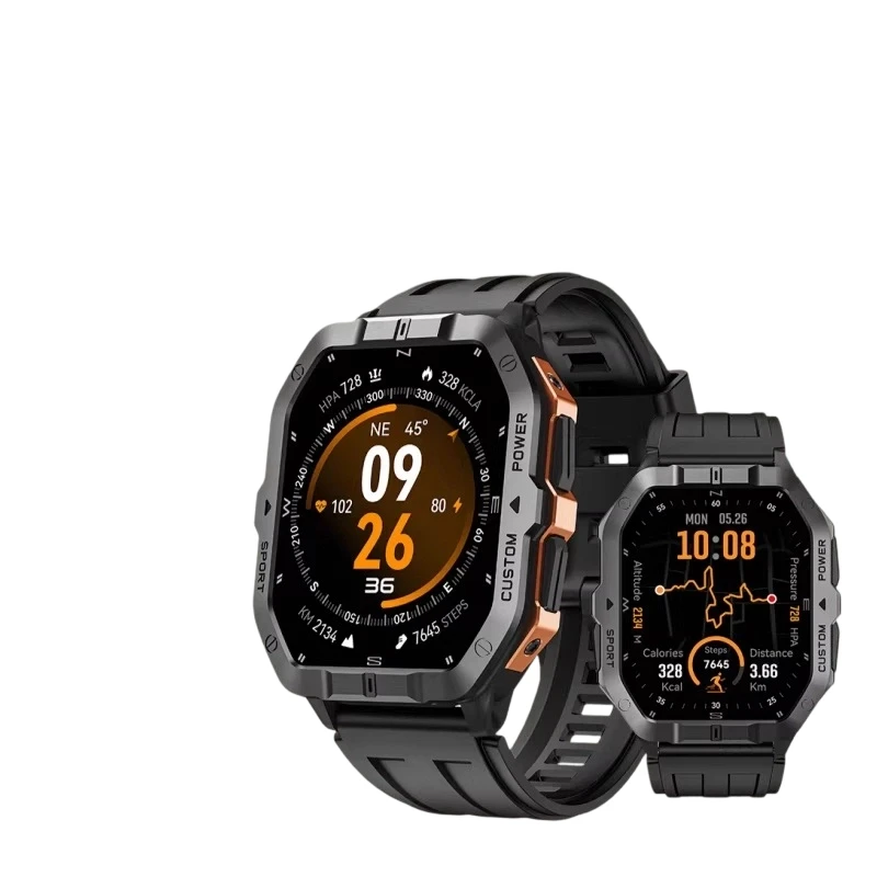 C32 Smartwatch 2.02inch Large Screen Heart Rate Blood Oxygen HRV Stress Tracker Women Fitness Health Frame Mural