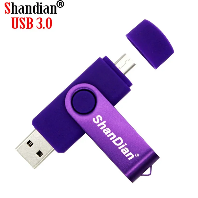 SHANDIAN-فلاش يو أس بي 3.0 OTG ، سرعة عالية, محرك أقراص فلاش 128 جيجابايت 64 جيجابايت 32 جيجابايت 16 جيجابايت 8 جيجابايت ، ذاكرة OTG U