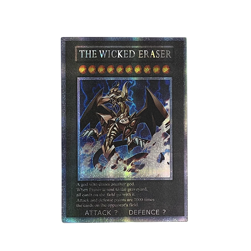 ORICA YUGIOH DIY Proxy Cards Animation Flash Card The Wicked Dreadroot The Wicked Avatar The Wicked Eraser Game Collection Cards