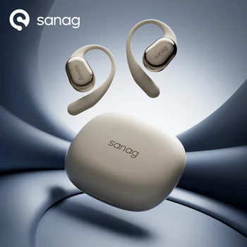 Sanag C16S 블루투스 5.4 무선 헤드폰, 오픈 이어 OWS 이어폰, HiFi 사운드 헤드셋, 앱 제어, TWS 이어버드, 8 시간 재생  Best5