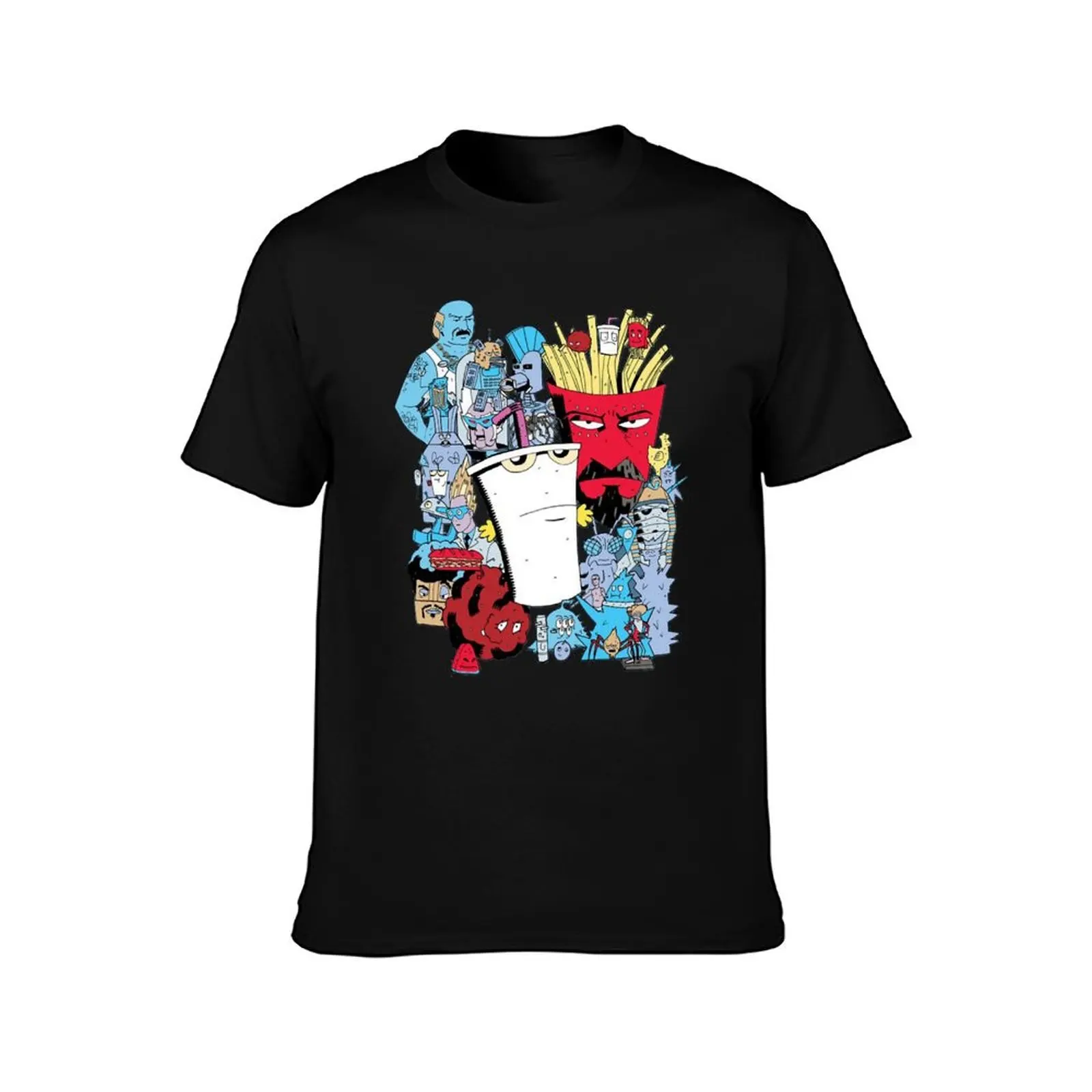 Aqua Teen Hunger Force T-Shirt Work Wear Simple Tee Shirt