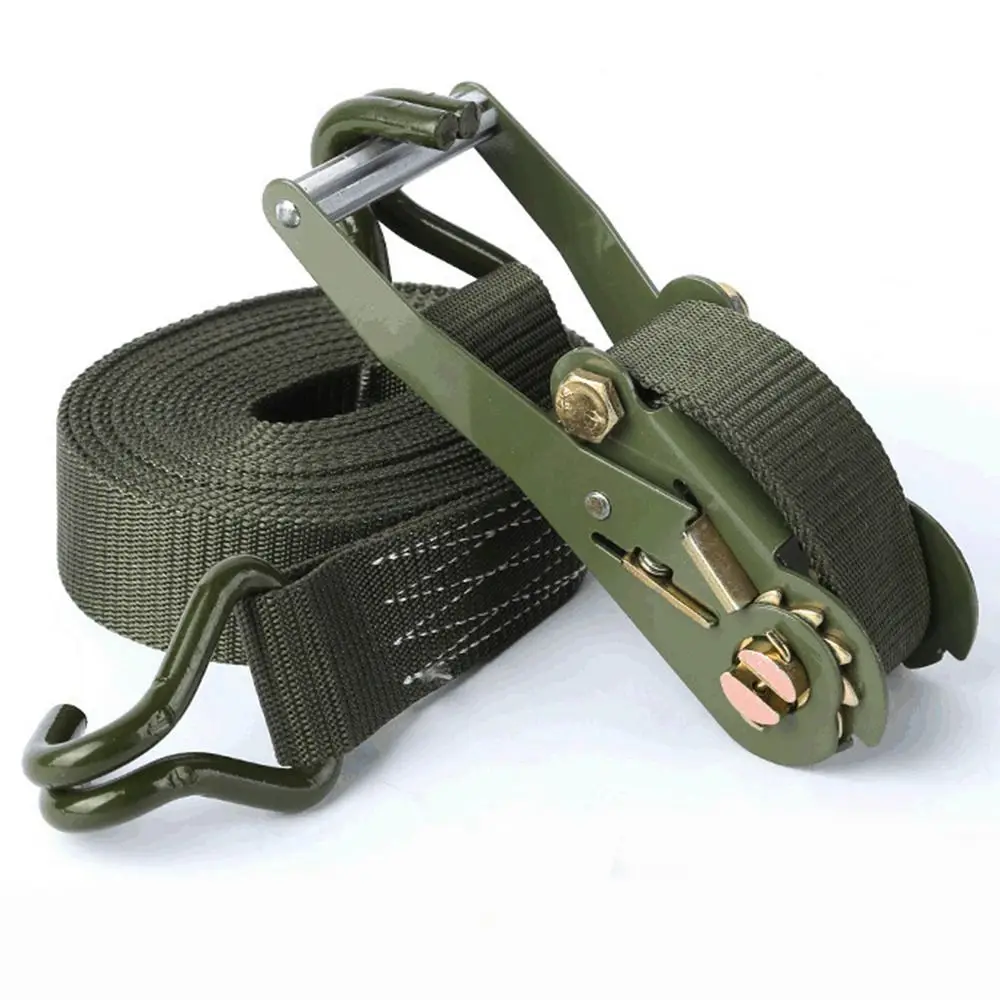

6/10M New Thickened Truck Strapping 10 Tons/5 Tons Durable Ratchet Tie Down Transport Safety Belt