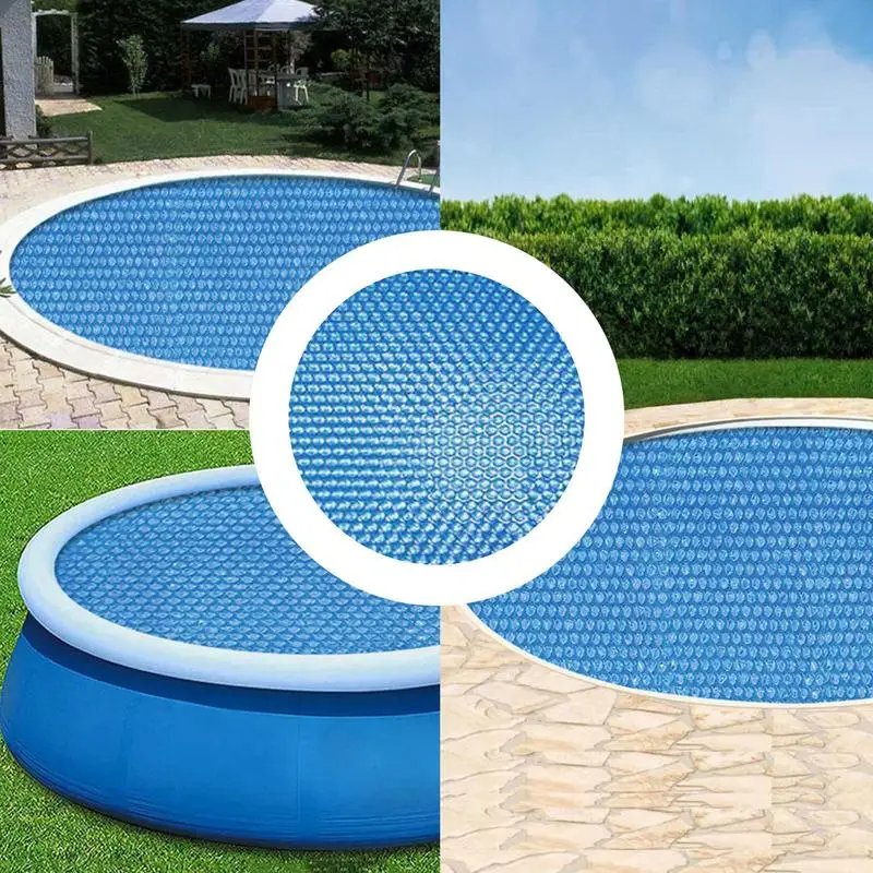 Solar Pool Cover Bubbles Solar Cover Heat Retaining Blanket Hot Tub Cover Blanket For Inground And Above Ground Swimming Pools