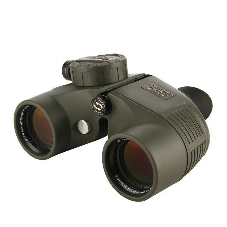 For Compass BAK4 Prism Floating Binoculars7X50  Waterproof Binoculars for Boating with Illuminated Rangefinder