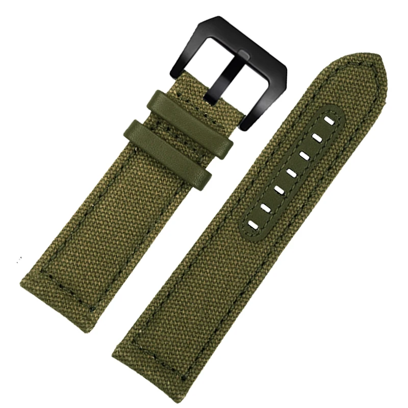 Męski uniwersalny pasek do zegarka płócienny dla Panerai PAM335 441 111 1055 Breitling Avenger Premier nylonowy pasek do zegarka 20 22 24mm SoftBelt