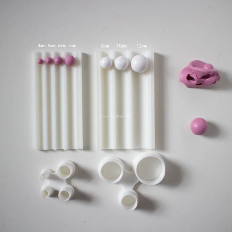 Forma do wycinania kolczyków z gliny polimerowej DIY Kreatywna biżuteria Wisiorek Dekoracja Narzędzie do robienia Okrągła kula Glina Ceramika Ręcznie robiona forma