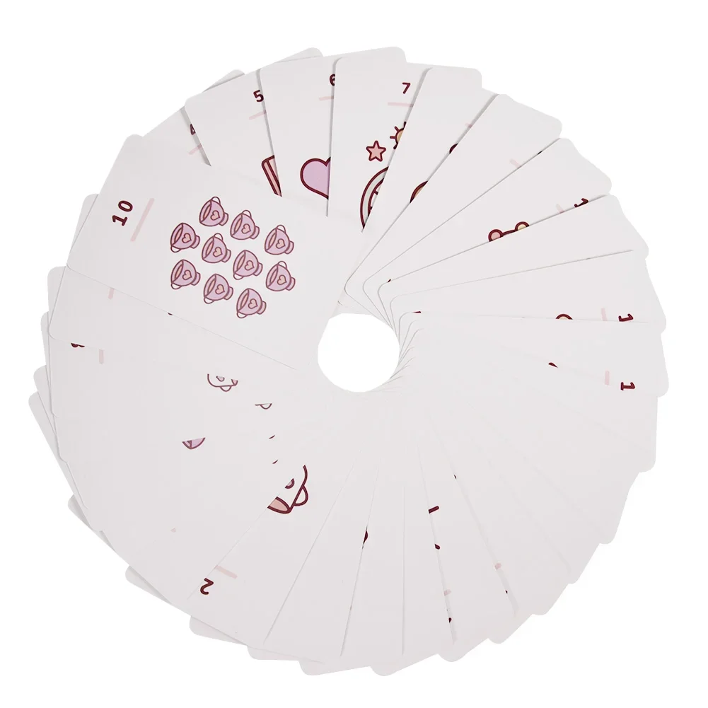 جديد Kawaii بطاقات التارو لطيف التارو سطح السفينة مجلس أرواق لعب PDF دليل الأسرة حفلة الجدول بطاقة ألعاب الأطفال #3