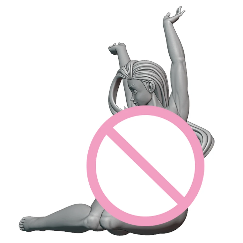 

1/24 3d Printing Model Kit Beauty Yoga Sexy Girl NSFW Anime Figure Model Kit DIY Miniature Reduction Statue Unpainted Toys