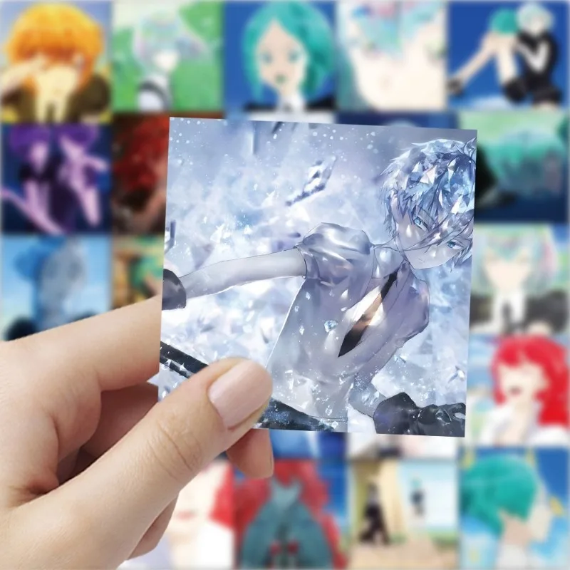63pcs Cartoon Personality ‌Land of The Lustrous‌ Creative Graffiti Decorative Stickers