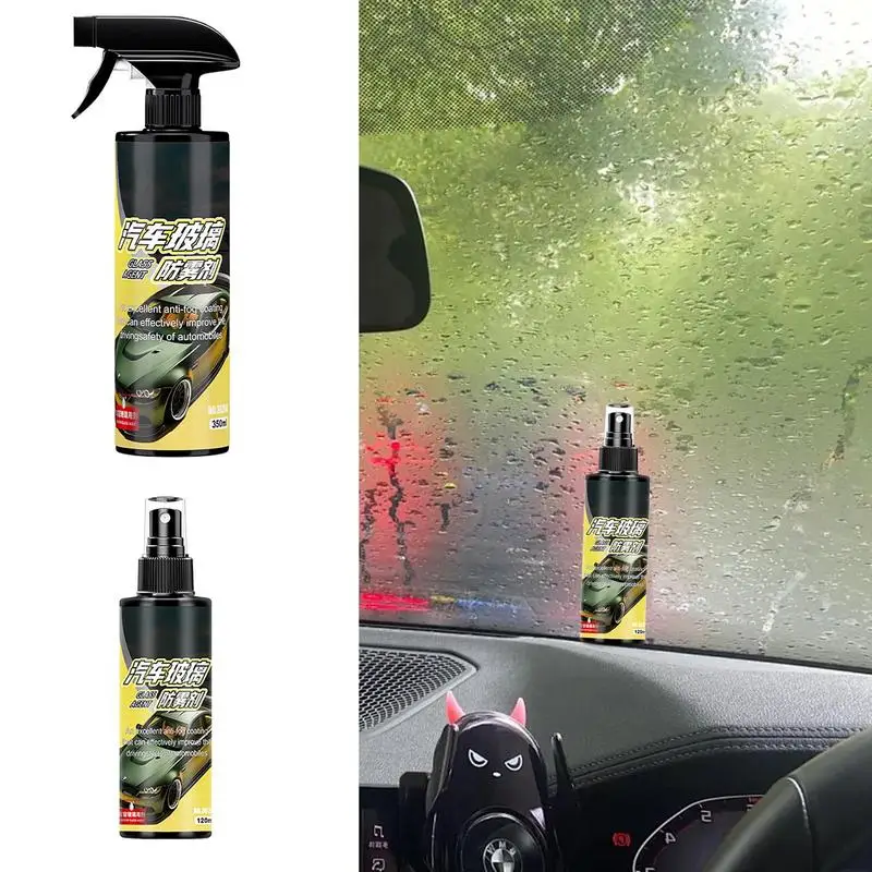 Car Glass Anti-Rain Spray Auto Water repellent Coating Agent Waterproof Rainproof Anti-fog Glass Cleaner Auto Windshield Clear