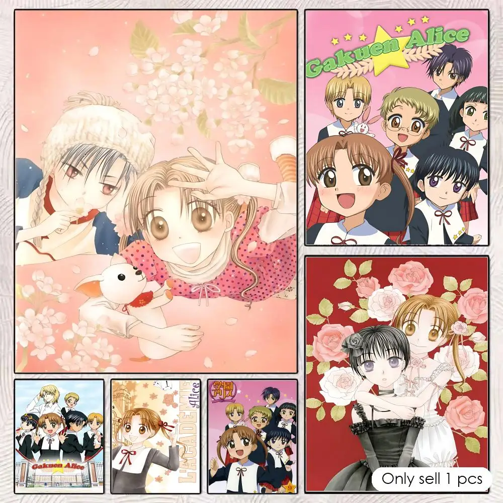 Anime A-Alice Academy Movie Poster DIY Sticky HD Wall Decor Anti-wrinkle for Bedroom/e-sports room Family Life Pet anime