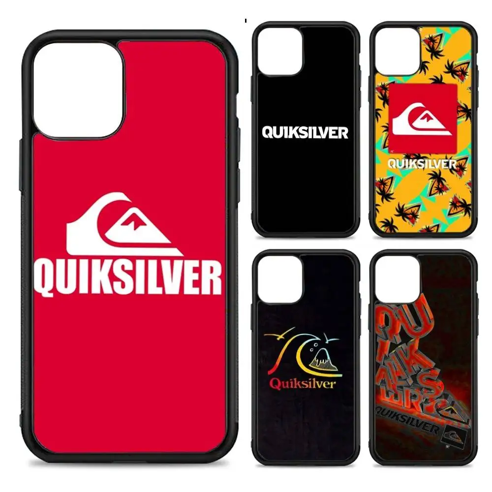 Чехол для телефона с логотипом Q-QuiksilverS для IPhone 16 Pro Max 15 14 Plus 14 13 12 11 17 Чехлы из ПК + ТПУ Задняя крышка