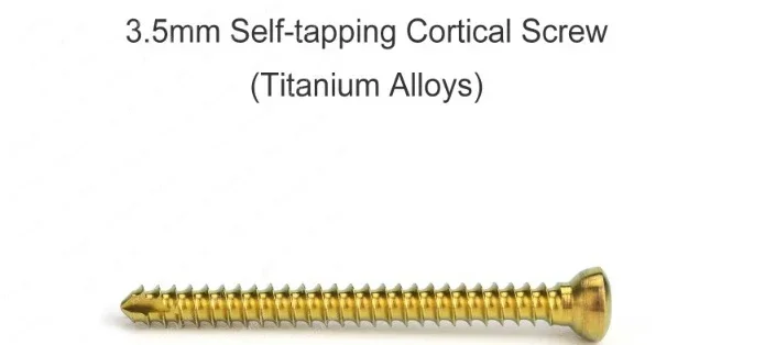 

Титановые кортикальные винты 3,5 мм, Veterinaria Pets Mascotas, ортопедические хирургические инструменты, медицинские принадлежности и оборудование