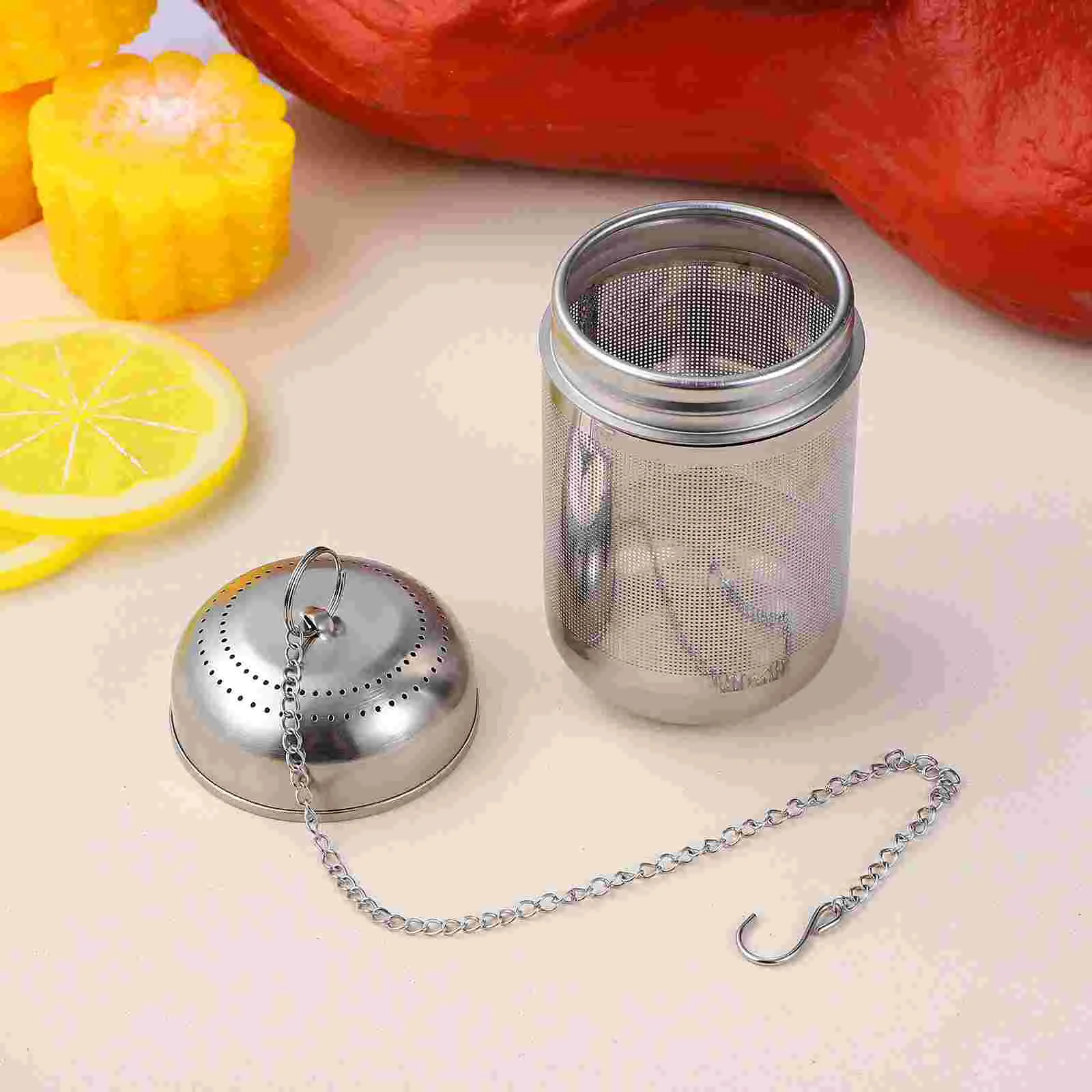 Sieve Stainless Steel Stew Cage Household Seasoning Ball Portable Tea Infuser Travel Diffusers for Home